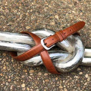 Coach British Tan English Bridle Leather Belt Size 34 Made in the USA